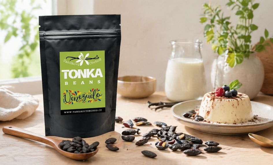tonka beans pannacotta